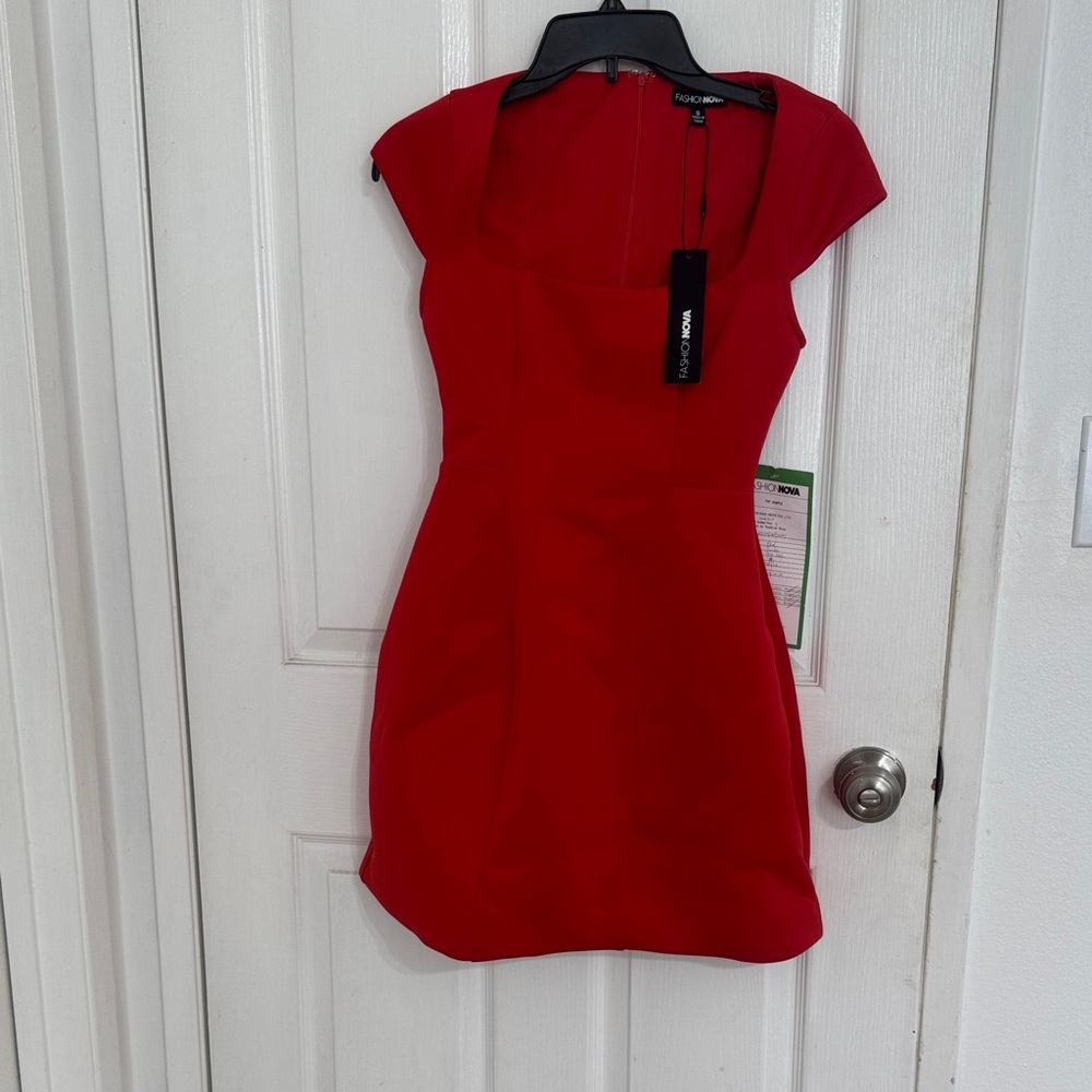 Fashion Nova Red Mini Dress